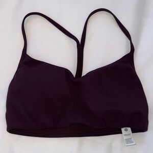 Lululemon Sz Small Flow Y Plum Sports Bra